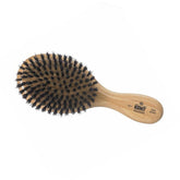 mens pure black bristle hair and beard brush - OG1